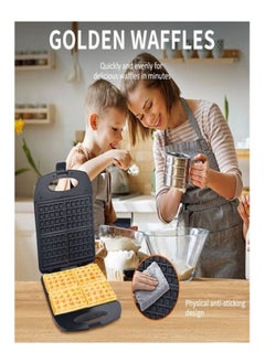 Buy Sokany Waffle Maker Multifunctional Electric Mini Waffle BBQ Grilling Machine, Cool Touch Handle, Electric Waffle Maker Compact and Easy to Clean, for Kitchen (SK-813) in UAE