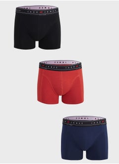 Buy 3 Pack Logo Band Trunks in Saudi Arabia