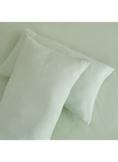 Buy Derby 2-Piece Solid Microfiber Pillowcase Set 45 X 70 Cm in UAE