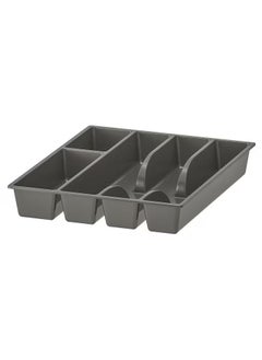 اشتري Plastic Cutlery tray Grey 31x26 cm في الامارات