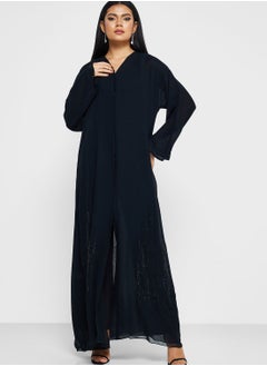 Buy Embellished Detail Abaya With Sheila in UAE