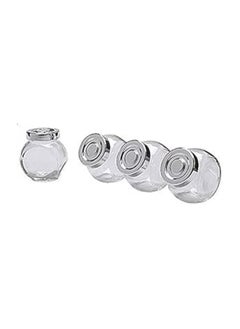 اشتري 4 Pcs Jar Of Spices  Aluminum Glass في مصر