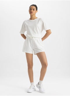 Buy Woman Standart Fit  Knitted Bottom Short in Egypt