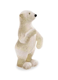 Buy Polar Bear Figurine with Light, Beige - 51 cm in UAE