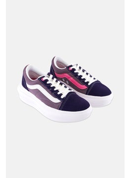 اشتري Women Old Skool Over Lace Up  Shoes, Dark Blue/Purple في الامارات