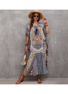 اشتري Beach Printed Robe Sunscreen Cover في الامارات