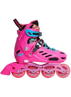 Buy Adjustable roller skate shoes Cougar 313 Pink size 35-38 in Egypt