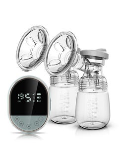 Buy Double Electric Breast Pump 2000 mAh BPA Free Rechargeable Double Silicone Electric Feeding Breast Milk Pump, Hospital Grade Healthy Safer(Assorted Colors) in UAE