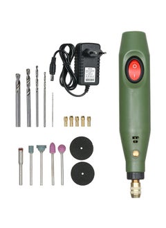 Buy Multifunctional Mini Electric Grinder Set, Electric Drill GRG Rotary Tool Set - Milling, Polishing And Engraving Green 0.23kg in Saudi Arabia