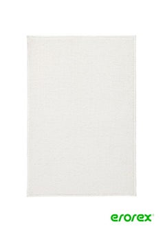 Buy Bath mat white 40x60 cm in Saudi Arabia