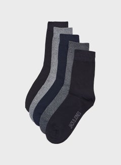 Buy 5 Pack Classic Crew Socks in Saudi Arabia