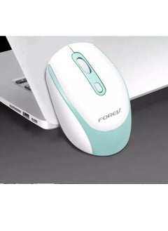 Buy FOREV FV-F50 Wireless Mouse Office Lightweight -10m Range | Mint Green / White in Egypt