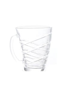 Buy 6-Piece Glass Mug - 250 ml in Egypt