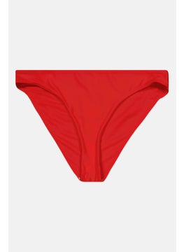 Buy Women Pull On Bikini Bottom, Red in UAE