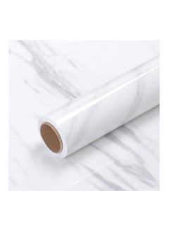 Buy White Marble Wallpaper Peel and Stick Contact Paper 40×300cm Removable Waterproof Self Adhesive Decorative Wall Paper for Kitchen Backsplash Cabinet Home Wall Decor Bedroom Countertop in UAE