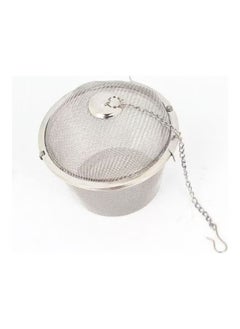 Buy Tea Ball Spice Strainer Mesh Infuser Filter Stainless Steel Herbal Silver in Egypt