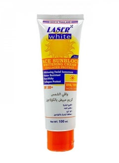 Buy Skin Whitening Sunscreen Cream With Natural Collagen SPF 50+ 100m in Saudi Arabia