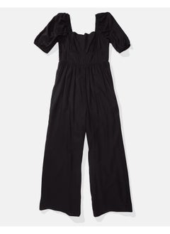 Buy AE Puff Sleeve Wide-Leg Jumpsuit in Saudi Arabia