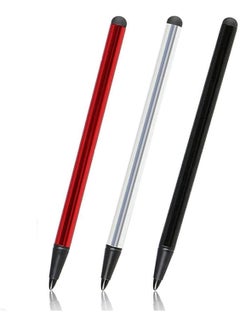 Buy 2 in 1 Touch Screen Universal High Sensitive and Precision Capacitive Disc Tip Stylus Pen 3 Pieces in Saudi Arabia