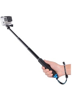 اشتري Selfie Stick, 19” Waterproof Hand Grip Adjustable Extension Monopod Pole Compatible with GoPro Hero 9 8 7 6 5 4 3+ 3 2 1 Session في السعودية