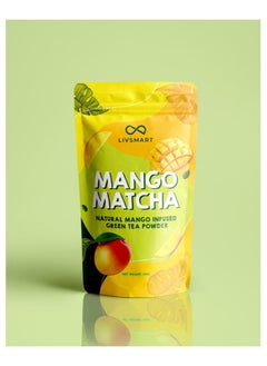 Buy Livsmart Mango Matcha Tea Powder (100g, 50 servings) in UAE