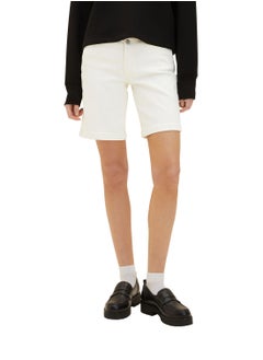 Buy Button Detail High Waist Shorts in UAE