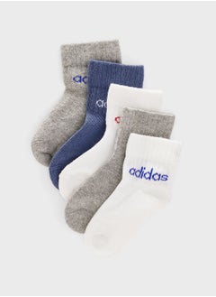 Buy Kids 5 Pack Linear Ankle Socks in UAE