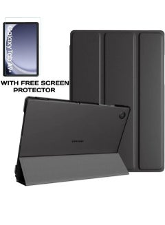 Buy For Samsung Galaxy Tab A9 Plus 11" Case, Soft Flexible Flip Case Cover With S Pen Holder And Screen Protector For Samsung Galaxy Tab A9 Plus 11 inch with Auto Sleep Wake - Black in UAE