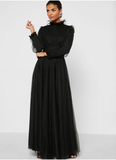 Buy Ruched Detail Dress in Saudi Arabia