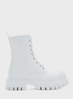 Buy Lace Up Chunky Combat Boots in Saudi Arabia