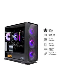 اشتري STELLAR Gaming PC High Performance with Intel Core i5-12400F Processor/16GB RAM/1TB SSD/8GB NVIDIA GeForce RTX 4060TI Graphics Card/Windows 11 Pro/Black في السعودية