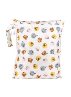 اشتري Waterproof Wet Bags For Baby Disney Winnie The Pooh Travel Swimsuit Cloth Diapers Pump Parts Gym Clothes Toiletries Strap To Stroller Zipper Reusable Bag في الامارات