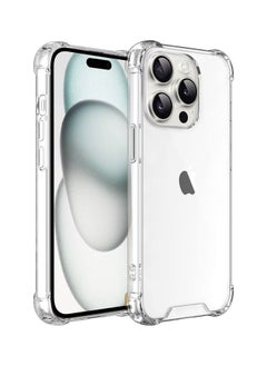 Buy Prestine Transparent Back Cover With Drop Protection For iPhone 15 Pro Max in UAE