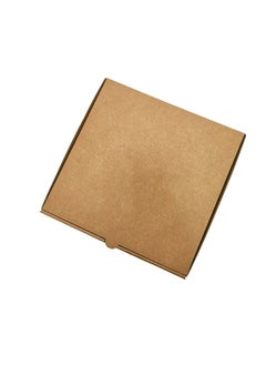 اشتري Eco friendly Takeaway Kraft Brown Large Pizza Box 33x33cm 100 Pcs في الامارات