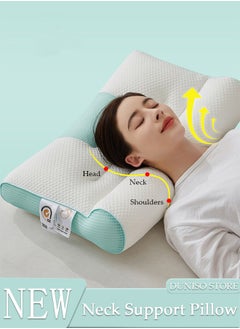 Buy 1PCS Comfort Ergonomic Pillow for Pain Relief Bed Pillow for Sleeping, Ergonomic Orthopedic Cervical for Neck and Shoulder Pain, Side Back Stomach Sleeper in Saudi Arabia