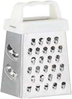 Buy Stainless Steel 4 in 1 Grater - Silver and White in Egypt