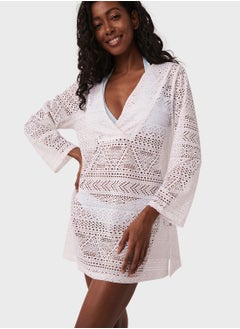 اشتري Long Sleeve Lace Detail Swimwear في الامارات