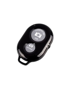 Buy Bluetooth Camera Remote Shutter For Apple iPhone Black in UAE