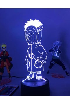 اشتري Multicolor 3D Night Light Illusion Decoration Gifts Christmas Hinata Shoyo & KageyamaTobio Figurine 3D Anime Lamp Haikyuu Comic Night LED Sensor Light Bedroom Bedside Table Decor Otaku Gift في الامارات