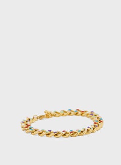 Buy Chunky Pop Color Chain Bracelet in UAE