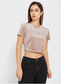 Buy Logo Crop T-Shirt in UAE