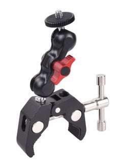 Buy Camera Clamp Mount 3/8" thread and 1/4" Screw with 360° Ballhead Magic Arm for DSLR Camera, LED in Saudi Arabia