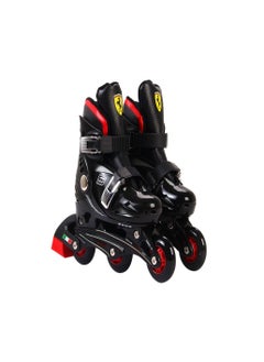 Buy FERRARI KIDS SKATE COMBO 33-36 SET BLACK in UAE