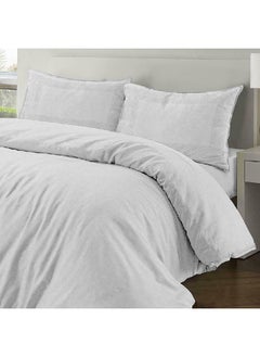 اشتري Emily King-Sized Duvet Cover, White - 230x220 cm في الامارات