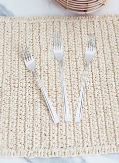 اشتري Vermont 3-Piece Dinner Fork Set 19 x 2.5 x 2.5 cm في السعودية