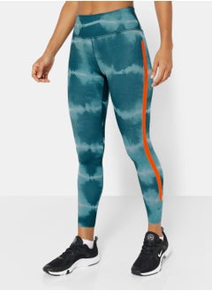 اشتري One Luxe Dri-FIT Mid-Rise AOP Training Leggings في الامارات