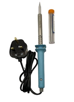 Buy Lucky Sky Professional Electric Soldering Iron 3Pin Uk Plug With 20 gm Solder Wire. (30, Watts) in UAE