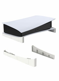 Buy Horizontal Stand for Playstation 5, Desk Stand Compatible with Playstation 5 Disc, Console Lay Down Stand for PS5, Minimalist Design, White in Saudi Arabia