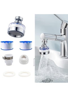 Buy Sink Filter Bathroom Water Filtration Cartridge with 2 pcs PP Cotton Filtration for Kitchen Tap Filter Removable Sink Faucet Filter Cartridge Element for Home Kitchen Bathroom in UAE