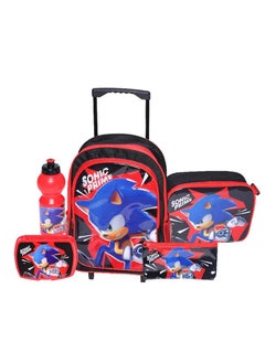 Buy Sonic 5-in-1 Value Set Trolley Bag with Accessory in UAE